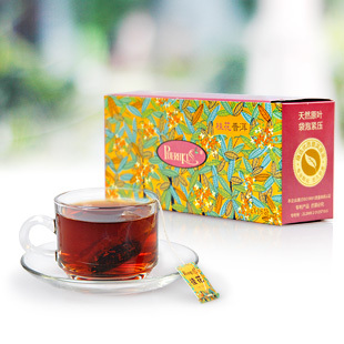  普克花草茶 桂花袋泡茶原叶花普洱茶紧压茶包 云南普洱花