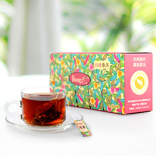  普克花草茶  玫瑰普洱袋泡茶 玫瑰花普洱茶组合 美容花茶养颜茶包