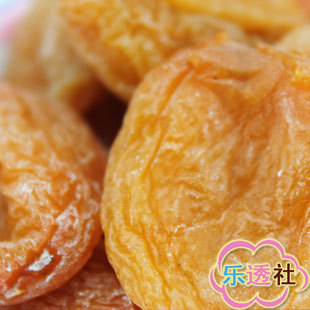  乐透社 零食新疆特产杏肉 杏干 杏脯肉 250g 红杏干蜜饯果脯无核