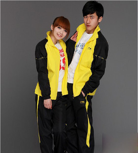  李宁秋冬款运动服套装/情侣款运动/男女休闲运动套装/特价