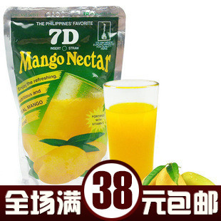  新品 菲律宾原装进口 正品正宗7D芒果汁 浓缩饮料 果汁饮料 200ml