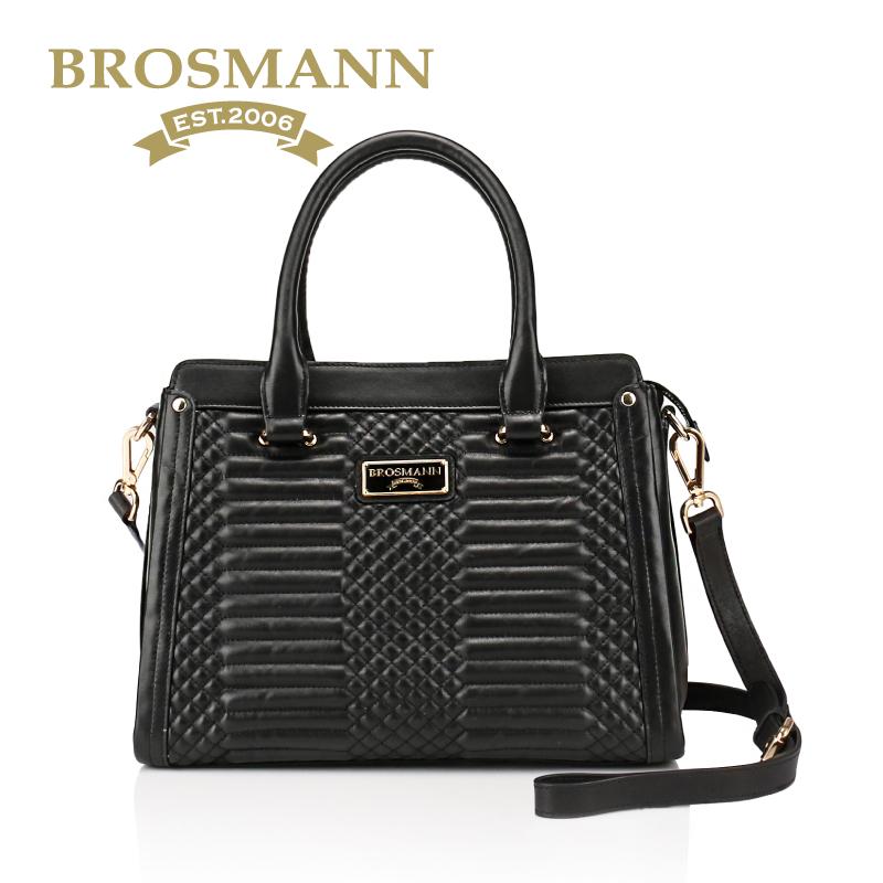 BROSMANN/宝舒曼2017秋冬新款牛皮造型绗缝女手提包HB170202|ruв категории Сумки, Г - жа сумки - от Buy2taobao.com для оказания профессиональной услуги покупки агента Taobao