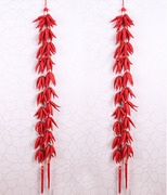 Китайский узел, Купить недорого Ши Сянь новогодние украшения Большой Китайский узел подвески тканью перец строку украшения красного 