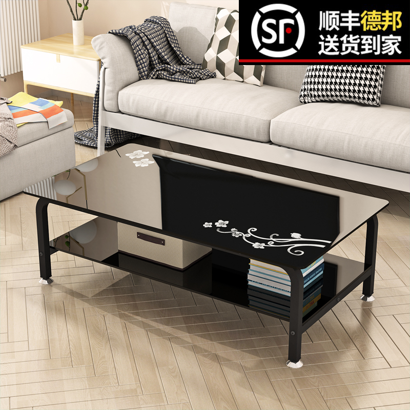 Tempered glass coffee table Simplicity a living room Small apartment tea table rectangle Table Economic type simple and easy Small coffee tablein the Business/Office Furniture , Office Furniture , Desk , Office Computer Desk category - from Buy2taobao.com to provide professional Taobao agent buy service