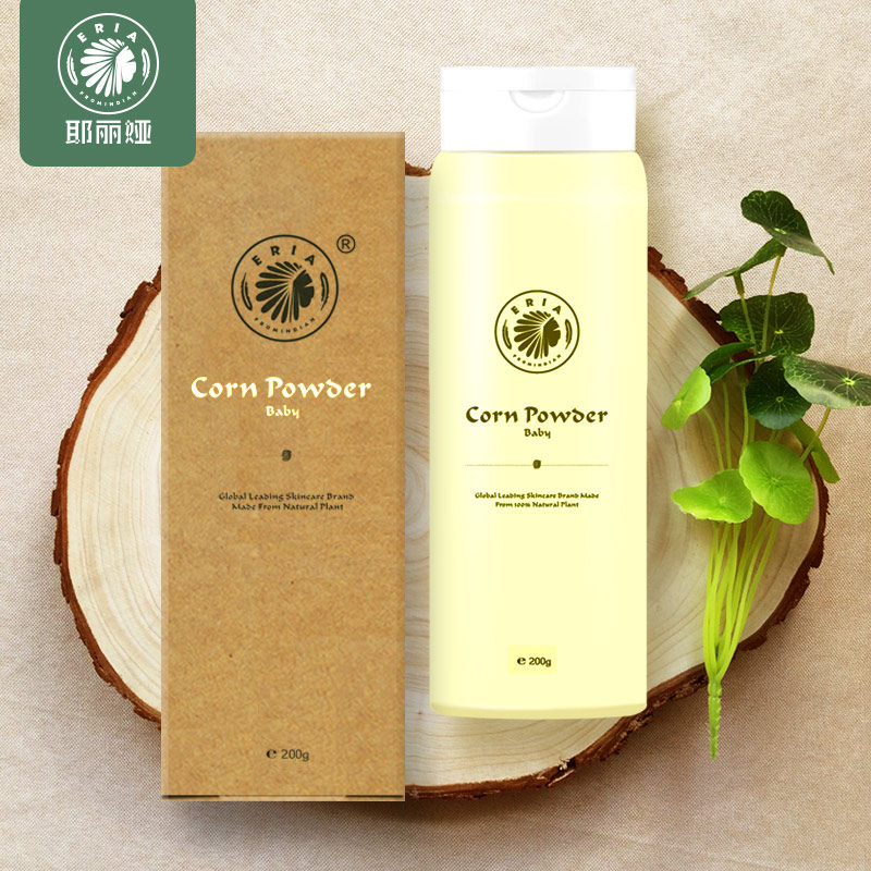 Ye Liya baby Powder natural Corn flour Newborn baby Lip Infants Excluding Talcum powderin the Diapers/Care/Feeding/Push lathe , Baby bath skin care products , Powder/Lip category - from Buy2taobao.com to provide professional Taobao agent buy service