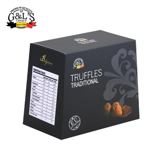  限时秒杀！比利时进口德菲丝/德菲斯松露巧克力黑色传统250克