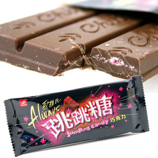  童年回忆！台湾进口 宏亚旗下欧维氏 跳跳糖巧克力 38g