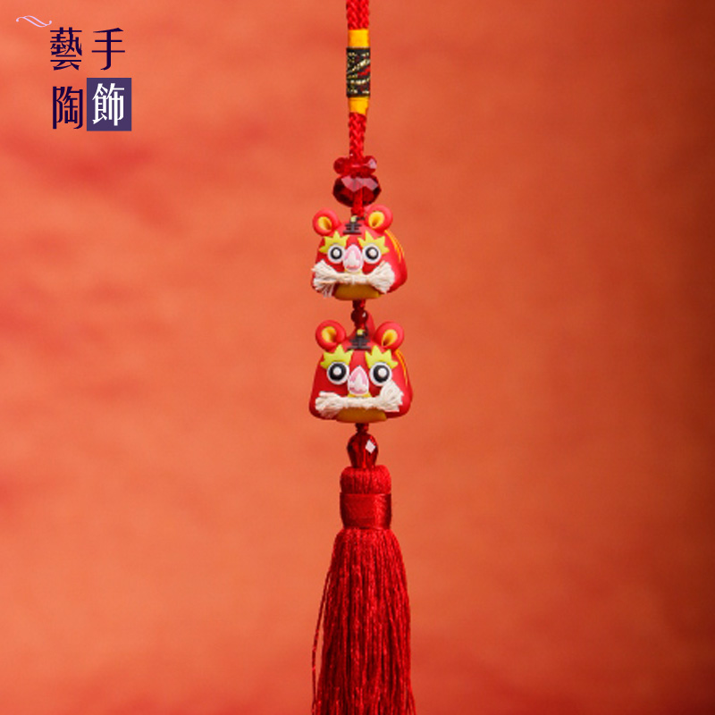 艺手陶饰原创软陶手工DIY定制布老虎中国结吉祥辟邪车饰车摆挂件|msdalam kategori Aksesori rumah, hiasan - dari Buy2taobao.com untuk memberikan perkhidmatan ejen Taobao profesional membeli