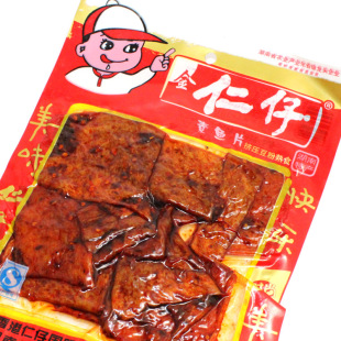  湖南特产 仁仔 素鱼片 100克 豆腐干 麻辣可口 开胃 随身零食