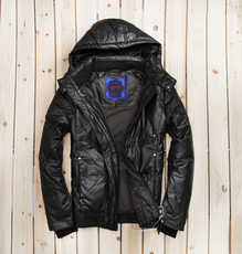 Пуховик мужской Эсприт счетчик подлинной короткий