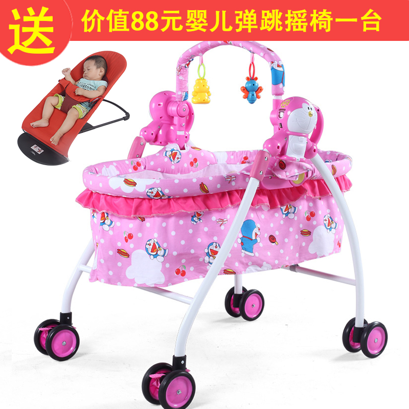 kapro婴儿电动摇篮床摇椅 哄娃神器婴儿摇摇椅安抚椅多功能带轮子|ruв категории подгузник/шампунь/вскармливать/тележка кроватью, детская кровать/кровать для младенца/колыбель/стул, колыбель - от Buy2taobao.com для оказания профессиональной услуги покупки агента Taobao