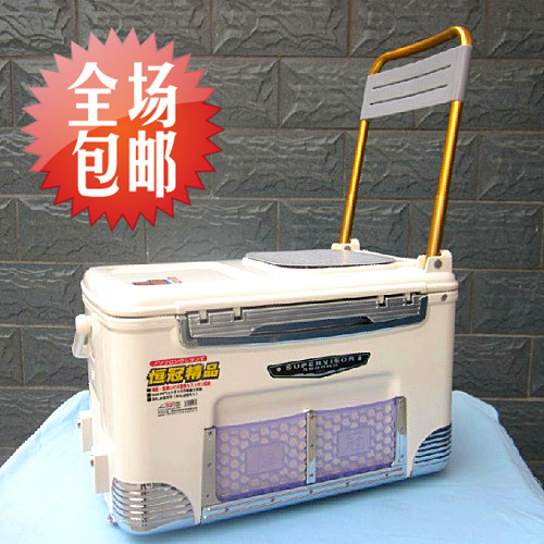 HENGGUAN 38 rise 5.5 Double HG-027A luxury Angling box Drift box multi-function Special Offer Clearance Free Post Taiwan fishing boxin the Outdoor/Mountaineer/Camping/Travel Goods , Fishing equipment , Fishing box category - from Buy2taobao.com to provide professional Taobao agent buy service