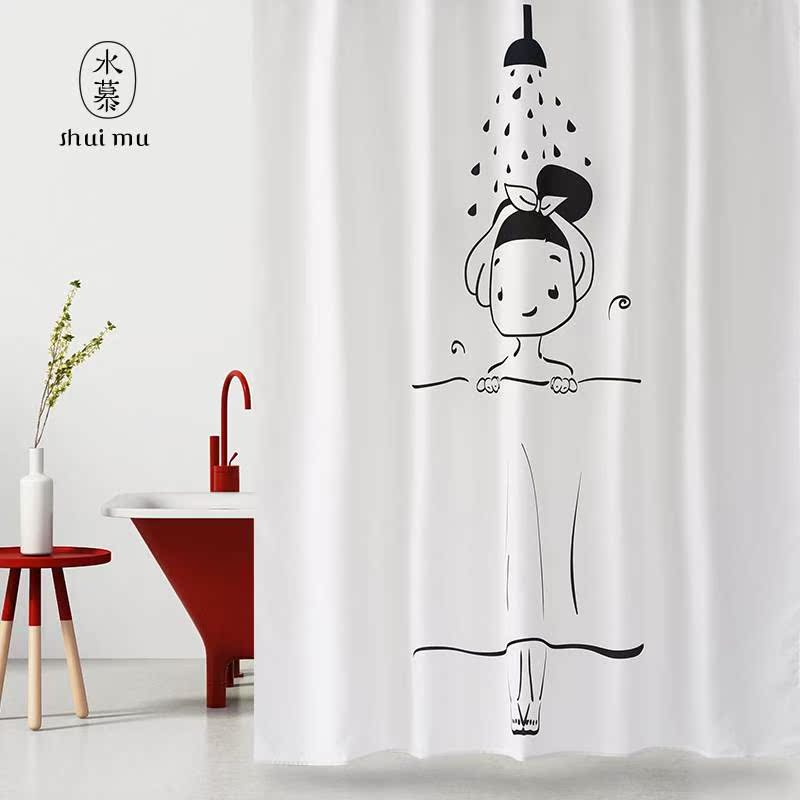 Bath curtain lengthening 220cm TOILET Every cloth decorate Subnet Occlusion a living room transparent bedroomin the Family/Personal Cleaning Tools , Sanitary appliances/Bathroom accessories , Shower Curtains category - from Buy2taobao.com to provide professional Taobao agent buy service