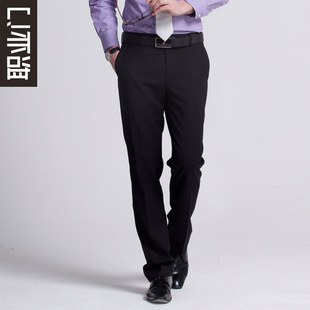  【品牌特卖】男 经典百搭西裤 商务休闲 韩版修身免烫西裤 职业门