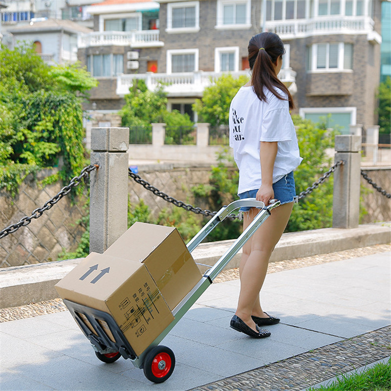 aluminium alloy fold Load King Trolley Car Portable luggage cart fold Pull the car Trolley Up the goods Shopping Cartin the Storage consolidation , Home Storage appliances , Portable Shopping Cart category - from Buy2taobao.com to provide professional Taobao agent buy service