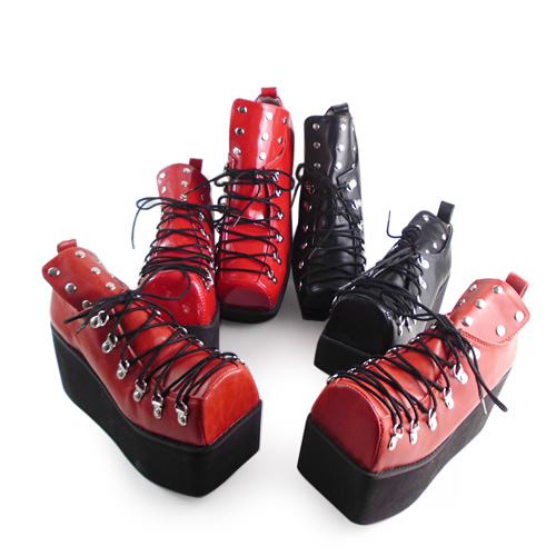◢an*tai*na*◣ LOLITA COS PUNK方頭十字架9239多色在類目 女鞋, 高幫鞋中 - 來自Buy2taobao.com提供專業的淘寶代購服務