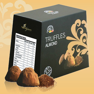  德菲丝/斯 Truffles 比利时进口松露巧克力精选杏仁200g 10省包邮