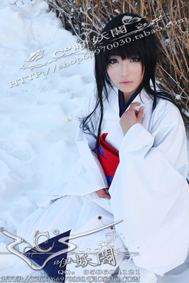 【咿妖】日本正统和服 浪客剑心ova 雪代巴 cosplay服装