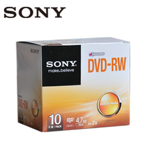 正品 索尼SONY DVD-RW 可檫寫刻錄盤光盤 單片盒裝 單片價格在類目 辦公設備/耗材/相關服務, 磁盤刻錄存儲類, 刻錄盤中 - 來自Buy2taobao.com提供專業的淘寶代購服務