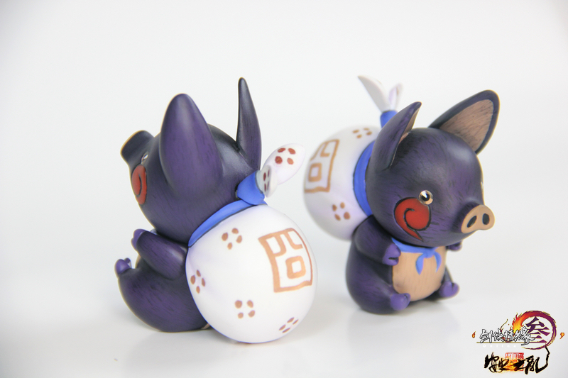 【剑网三宠物】【机关小猪】【竹筒】【短刀】