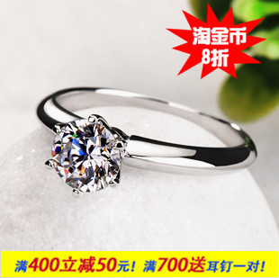  高仿真钻 正品sona钻戒三代 钻石戒指 欧美婚戒 结婚 情人节礼物