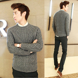 淘宝聚划算购物扭花秋装超高人气款<em>男士</em>针织毛