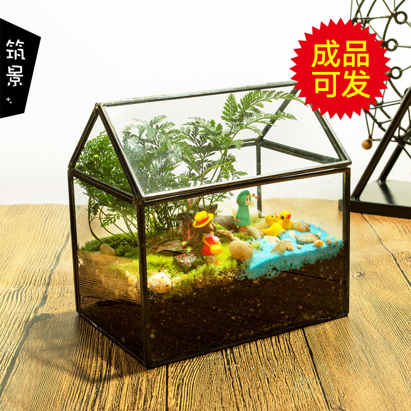 筑景创意diy苔藓微景观造景书房桌面迷你小盆栽绿植教师节礼物|ruв категории доставка цветов/цветок моделирования/растения садоводства, творческие мини - растений - от Buy2taobao.com для оказания профессиональной услуги покупки агента Taobao