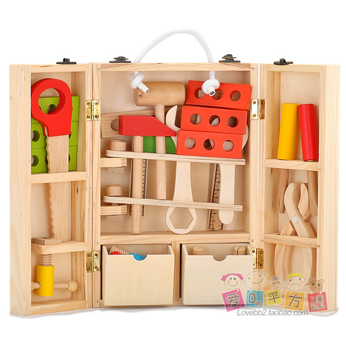 儿童工具箱 RB43 过家家玩具套装男孩维修木制修理木质智力1.3在类目 玩具/童车/益智/积木/模型, 串珠/拼图/配对/拆装/敲打玩具, 拼图/拼板中 - 来自Buy2taobao.com提供专业的淘宝代购服务