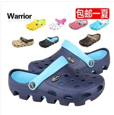 Warrior Beach slippers summer non-slip Baotou slipper soft sole Trend indoor Sandals lovers Crocs men and womenin the Men's Shoes, Sandals category - from Buy2taobao.com to provide professional Taobao agent buy service