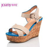 Zhuo poetry <span class=H> Nepal 2013 summer new shoes </span> <span class=H> retro fashion </span> Roman waterproof ultra high heels comfortable wedge sandals