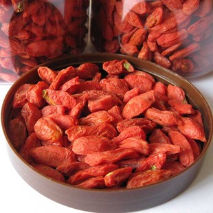  青海柴达木特优极品枸杞贡果天然晒制大个枸杞零食干果2罐装 6067