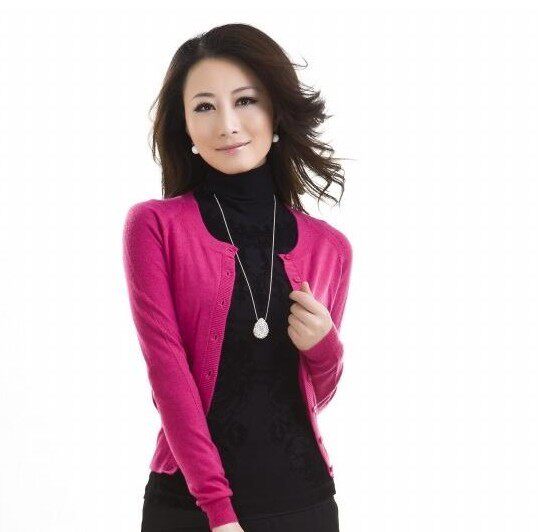 毛针织衫<em>哥弟</em>开衫春款<em>女装</em>正品2013新款修身