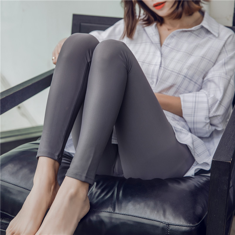 2019春夏季薄款冰丝打底裤女九分弹力外穿春秋丝光防晒百搭紧身裤|ruв категории Женская одежда, брюки, рейтузы - от Buy2taobao.com для оказания профессиональной услуги покупки агента Taobao