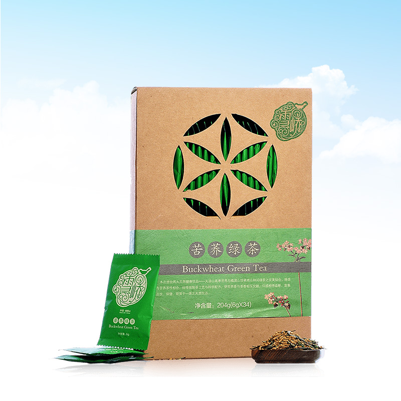 峨眉雪芽苦荞绿茶204g四川特产凉山荞麦苦荞茶叶礼盒|ruв категории чай, эрзац/цветы/фрукты/переработки чая, эрзац/цветочный чай - от Buy2taobao.com для оказания профессиональной услуги покупки агента Taobao