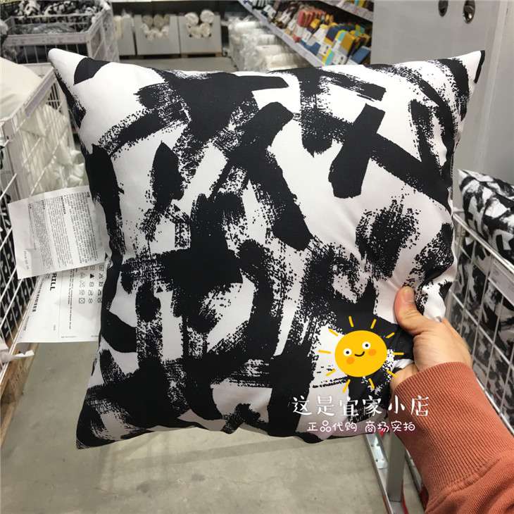 New products IKEA genuine Ink Modern Cushion Pillow Can not Entirein the Home Fabric , Pillow/Pillow category - from Buy2taobao.com to provide professional Taobao agent buy service