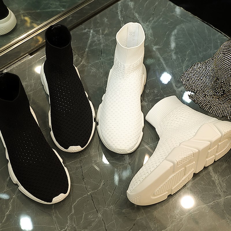 Socks Korean Edition summer ventilation Mesh shoes Hollow The thickness of the bottom run leisure time motion Versatilein the Women's Shoes, High shoes category - from Buy2taobao.com to provide professional Taobao agent buy service