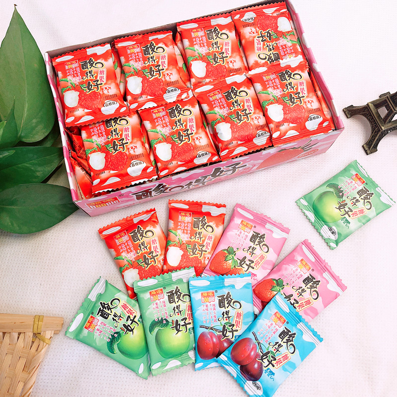 福派酸得好果味酸糖果8090儿时怀旧糖果多种口味340克【68粒】|ruв категории закуски/орехи/специальность, конфеты/желе/пудинг, конфеты - от Buy2taobao.com для оказания профессиональной услуги покупки агента Taobao