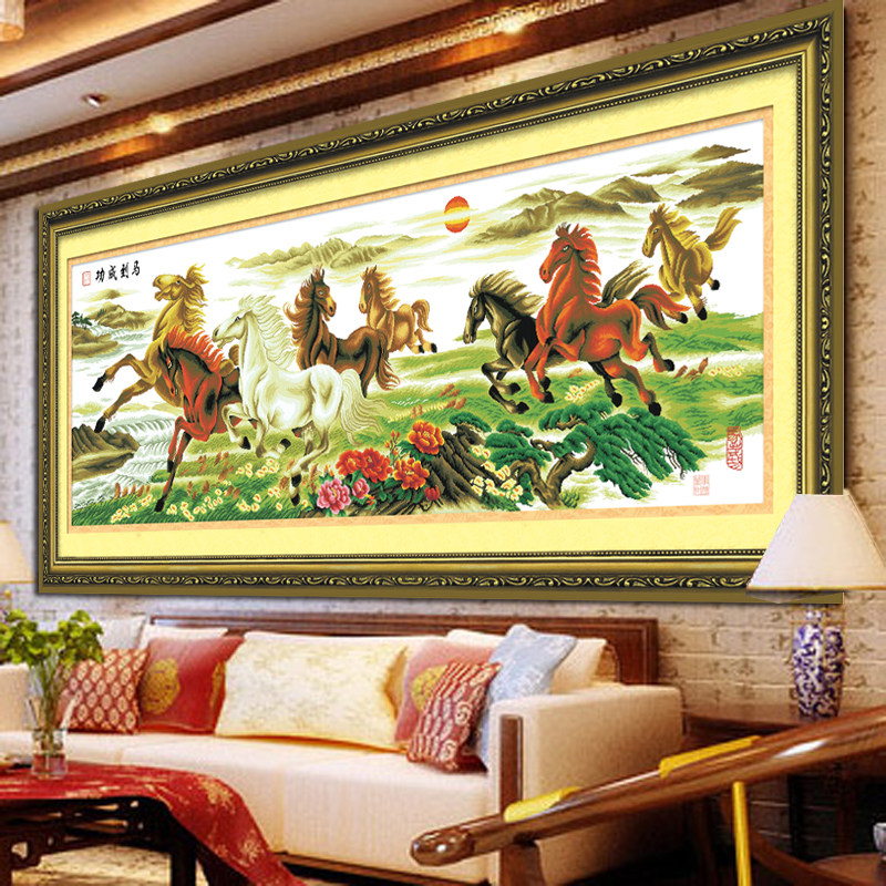 Accurate eight June figure printed cross stitch cross stitch thread gain 2.5 m sharp new style living room package-mail