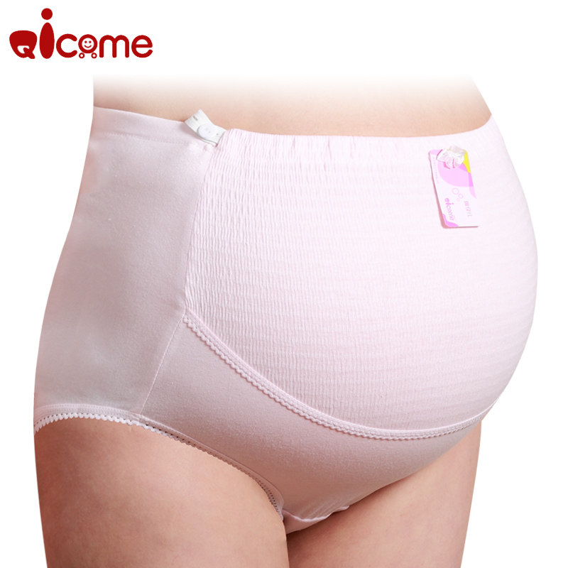 琪孕儿 <em>孕妇内裤 纯棉</em>全棉托腹裤可调节 孕妇内