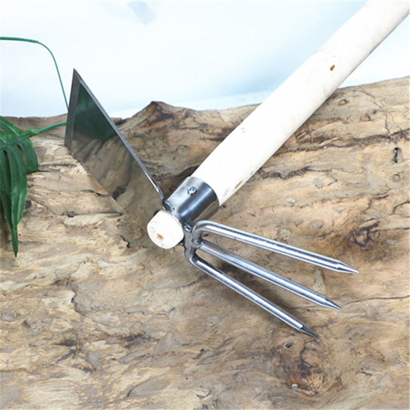 Stainless steel Dual use Wooden handle Hoe Weed Rakes Farm tools Vegetables Farming Digging bamboo shoots Small hoe Flower Agriculturein the Agricultural Machinery/Farm tools/Plastic sheeting , Agricultural Tools , Hoe category - from Buy2taobao.com to provide professional Taobao agent buy service