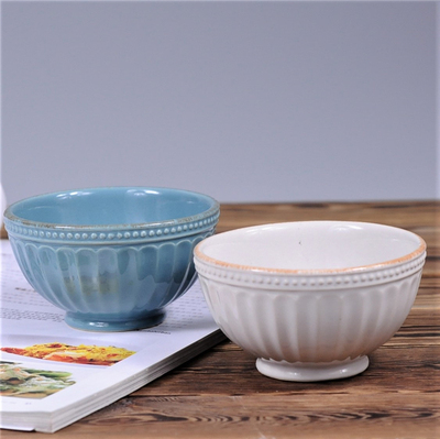 美国大牌LENOX做旧浮雕餐具小碗蘸料米饭零食碗法国珍珠系列