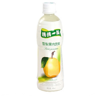  实体店销售/赵州雪梨汁清清一族冰糖雪梨果肉饮料/清火润肺465ML
