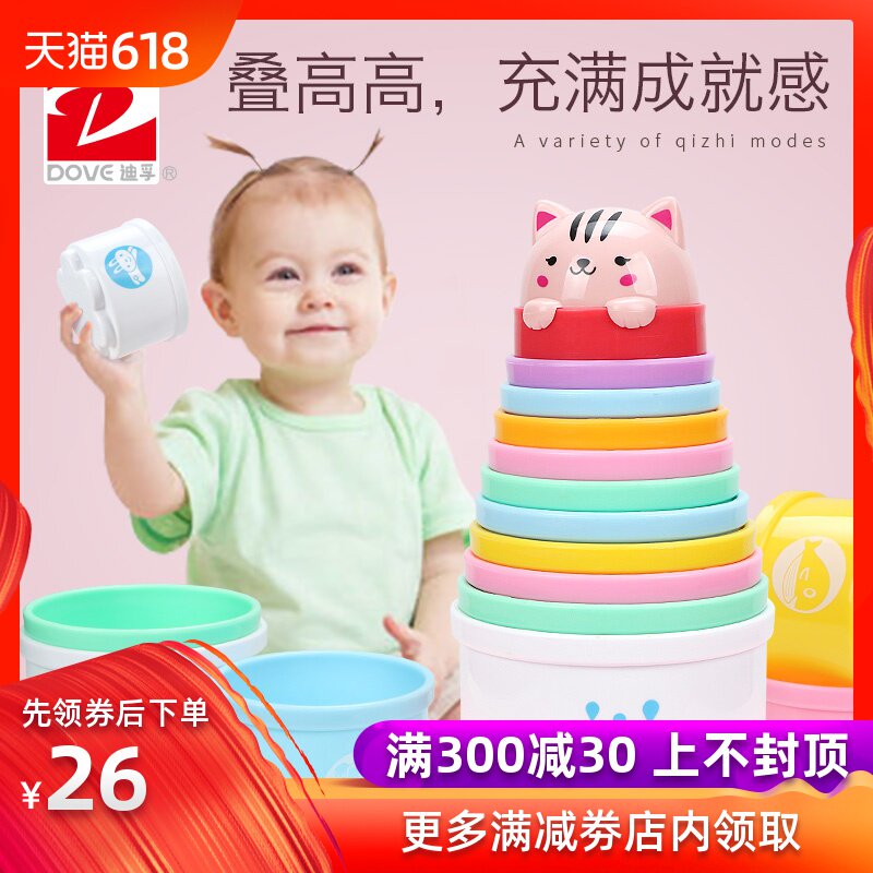 Di Fu baby Early education Puzzle 3-6-12 Sets of cups baby Ferrule 1-3 Piles of music Toysin the Toy/Childs/Puzzle/Building block/Model , Beads/Jigsaw/Pair/Disassembly/Beat Toy , Piles circle/Telescoping Toys category - from Buy2taobao.com to provide professional Taobao agent buy service