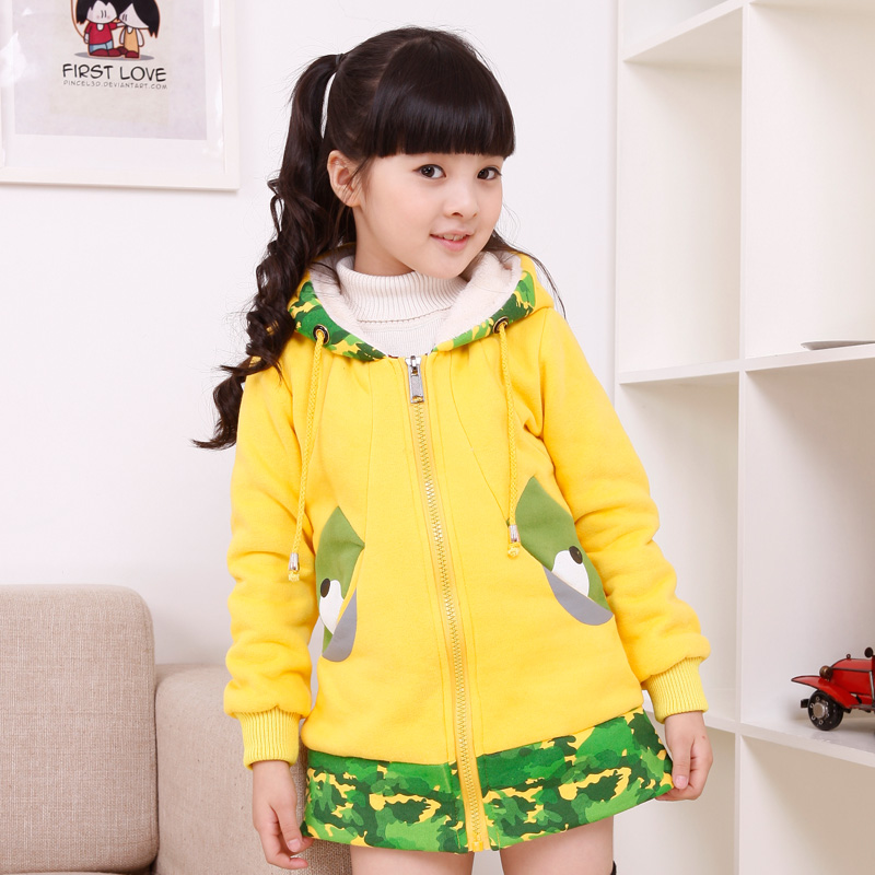 秋冬装童装女童棉衣...