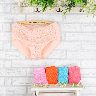 特<em>大码</em>纯棉<em>内裤</em> <em>可爱</em>清新小碎花 200斤胖MM内