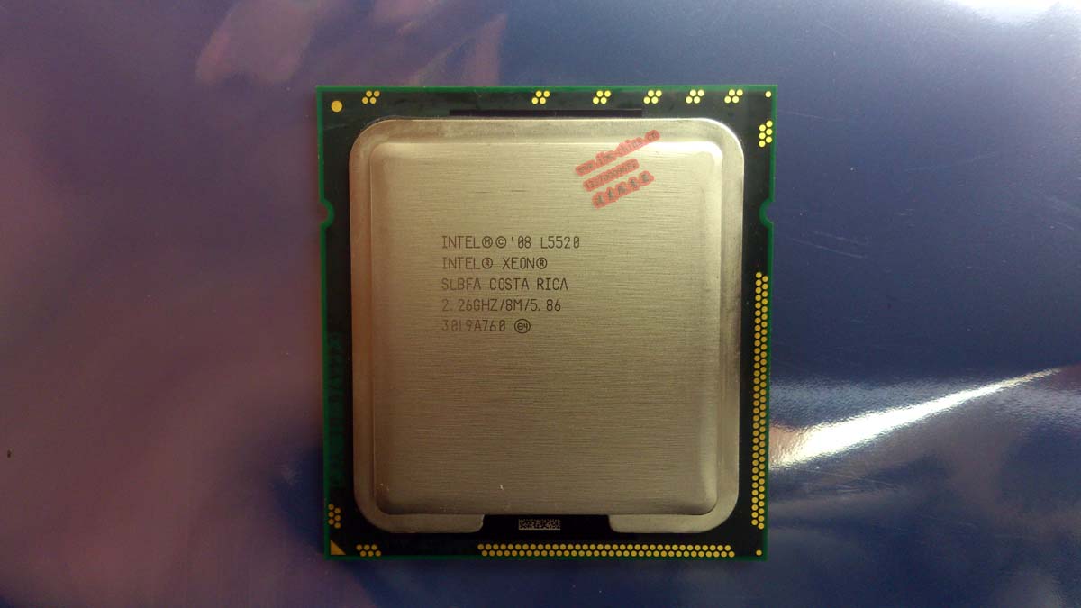 99成新intel/英特尔 至强 l5520 x5550 2.26ghz cpu xeon 1366针