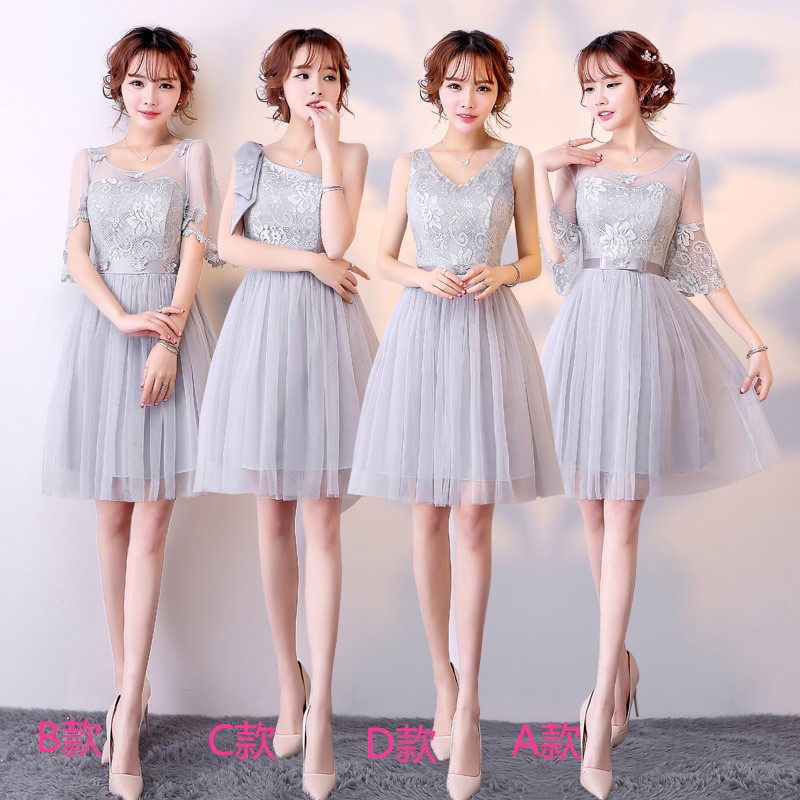 2017 Bridesmaid Dresses have cash less than that is registered in the accounts perform Tuxedo Sister skirt Self cultivation Show thin Korean Edition Bridesmaid Dresses have more cash than can be accounted for greyin the Women's clothing/Boutique , Wedding/Cheongsam/Formal dress , Formal dress/Evening category - from Buy2taobao.com to provide professional Taobao agent buy service