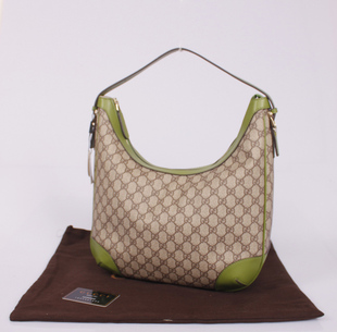  包邮Gucci 古奇新款 成熟女性女包 手腕包 单肩包309618 绿色PUC