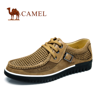  Camel/骆驼 男鞋 春夏新品 打孔透气 日常休闲鞋 82060604