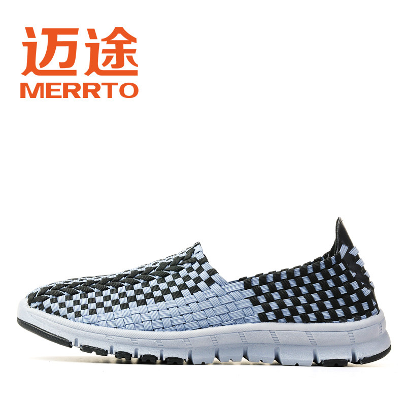 Alternative summer outdoor breathable casual shoes new couple Korean trend female woven shoes men's shoes M18138